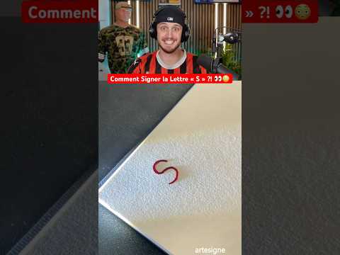 Comment Signer la Lettre « S » ?! 👀😳 thumbnail