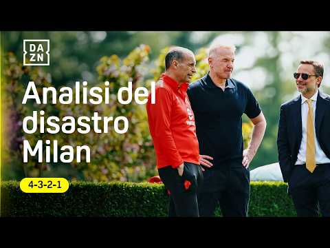Il FALLIMENTO del progetto MILAN targato ALLEGRI, TARE e FURLANI: l'analisi  | 4-3-2-1 | DAZN thumbnail