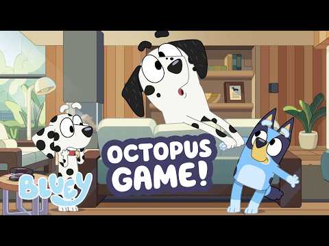 Let's Play Octopus Game 🐙 💙| Playdate at Chloe's House 🏠 | Compilation ⭐️ | Bluey thumbnail