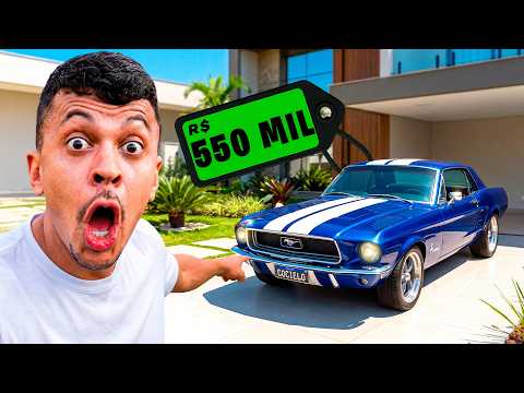 FINALMENTE COMPREI O MUSTANG DOS MEUS SONHOS!! 🥹 thumbnail