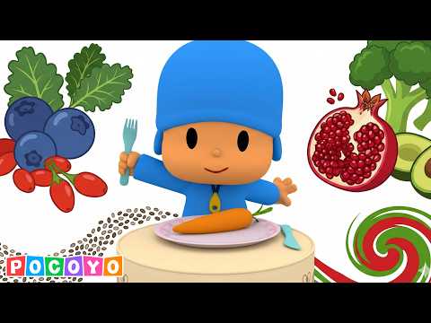 🥦 ¡Pocoyó y los superalimentos! ¡A comer sano para tener SUPERPODERES! | Pocoyo 🇪🇸 Español thumbnail