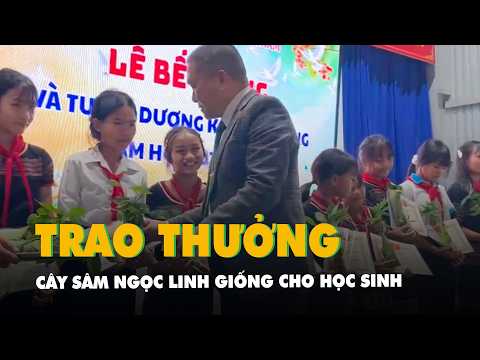 51 học sinh giỏi, xuất sắc được trao thưởng cây sâm Ngọc Linh giống thumbnail