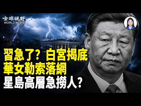 清零行動！空軍一號起飛前丟掉全部中國物品，華女勒索NBA億萬老闆12億！逃飛香港被捕【全球視野】 thumbnail