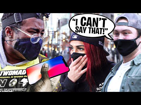 "Would you say N Word for an IPhone?" thumbnail