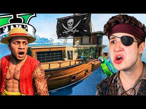 CONVERTÍ la CASA de FRANKLIN en un BARCO PIRATA en GTA 5! 🏡🏴‍☠️ (Mods) thumbnail