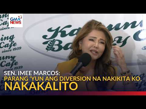 FULL - Sen. Imee Marcos, tinawag na 'diversion' ang kaso sa mga kaalyado vs flood control | GMA News thumbnail