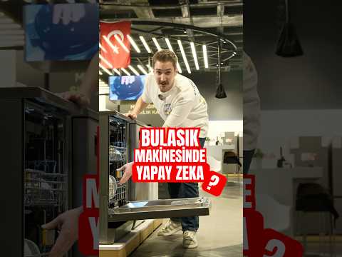 Yapay zekalı bulaşık makinesi inceledik! #shortvideo thumbnail