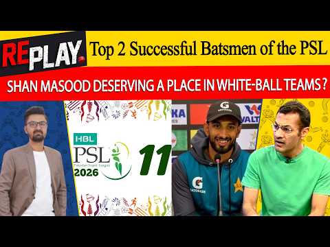 Top 2 Successful Batsmen of the PSL | Shan Masood Deserving a Place in White-Ball Teams? | DN Sport thumbnail