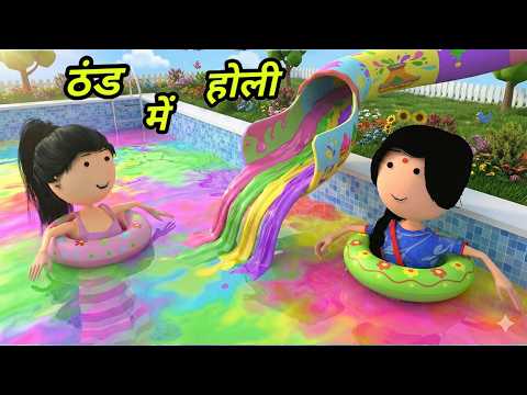 JOKE OF - HOLI KI PARTY ( होली की पार्टी ) - Comedy time toons thumbnail