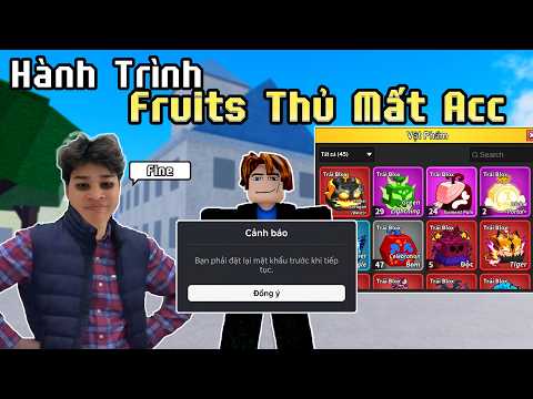 Hidding Trở Lại Blox Fruits Với Fruits Thủ Mất Acc #roblox #bloxfruits #bloxfruit thumbnail