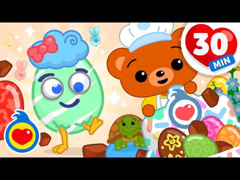Celebramos Las Pascuas Con Plim Plim ?? Huevos Sorpresa Y Canciones Infantiles (30 Min) | Plim Plim thumbnail