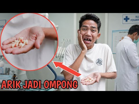 KASIHAN ARIK😭GIGINYA TIBA TIBA COPOT SEMUA, ARIK JADI OMPONG?? | Mikael TubeHD thumbnail