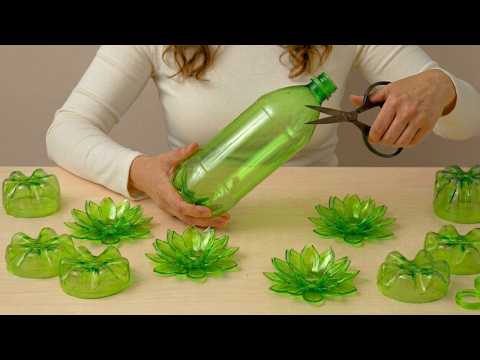 🌸💛 I Make and Sell 20 pieces!! A simple idea using waste bottles! Amazing trick thumbnail