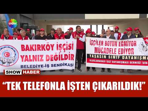 Bakırköy'de belediye işçilerinin isyanı! thumbnail