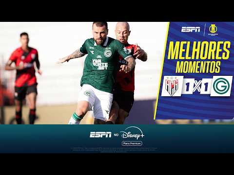 GOIÁS SAI NA FRENTE, MAS 'ENTREGA' GOL E LEVA EMPATE DO ATLÉTICO-GO EM CLÁSSICO PELA SÉRIE B thumbnail