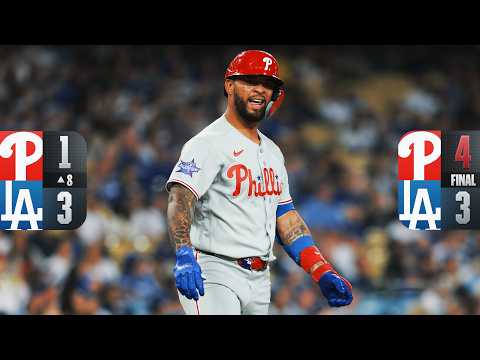 FIGHTIN' PHILS GRAB THE LEAD IN THE 8TH! Bryce Harper and Edmundo Sosa make a HUGE impact 😮‍💨 thumbnail