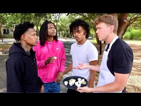 Making Strangers Eat Sperm Prank thumbnail
