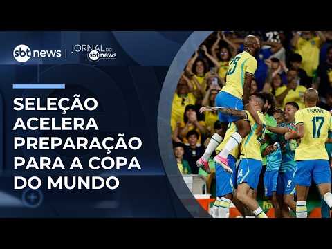 Brasil intensifica preparação para a estreia na Copa | #JornaldoSBTNews thumbnail