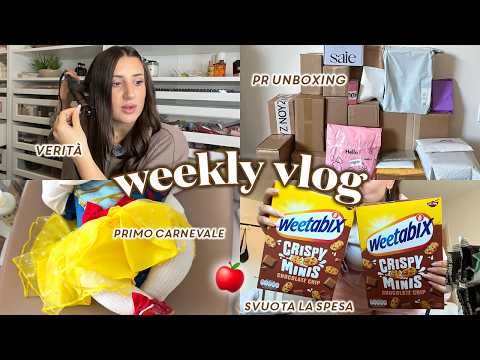 UNA SETTIMANA CON ME ❤️ tra condivisioni senza filtri, unboxing e prime volte ? Weekly Vlog thumbnail