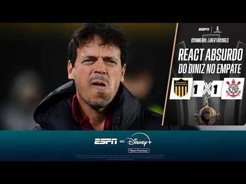 FERNANDO DINIZ 'MODO ON': TODAS AS REAÇÕES DO TÉCNICO NO EMPATE DO CORINTHIANS CONTRA O PEÑAROL thumbnail