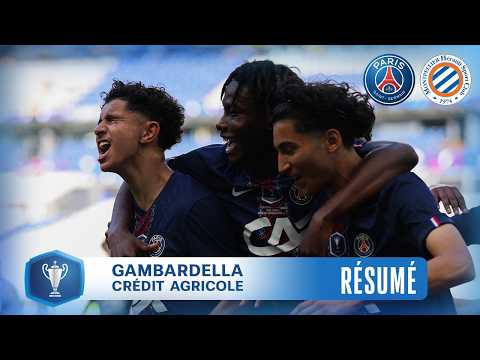 Les 5 BUTS de la FINALE PSG-Montpellier HSC, Coupe Gambardella Crédit Agricole thumbnail