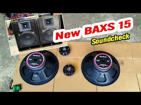 Testing NEW BAXS 15 SPEAKER 800W | Soundbox Order Setup and Soundtest using 15 inches Loudspeakers thumbnail