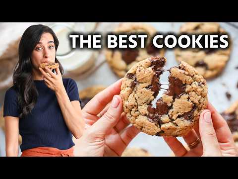 The BEST Bakery-Style Chocolate Chip Cookies (egg-free, dairy-free!) 🍪 thumbnail