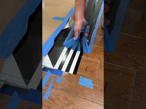Painted wood floors are oddly satisfying! ￼😲 thumbnail