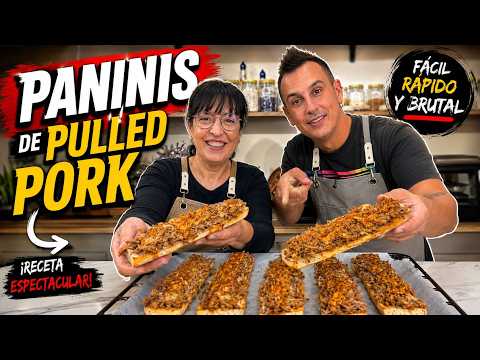 Paninis de pulled pork. ¿Un especatáculo de receta! thumbnail