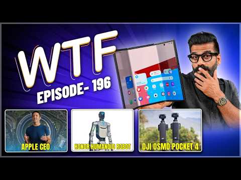 New Apple CEO | Galaxy Trifold 2 | Honor New Robot | OSMO 4 | Episode 196 | Technical Guruji🔥🔥🔥 thumbnail