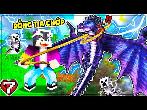 RỒNG TIA CHỚP MUỐN THỬ THÁCH MÌNH😱‼️| Minecraft Vương Quốc Rồng #7 thumbnail