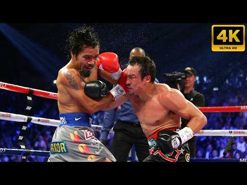 Manuel Marquez VS. Manny Pacquiao - 4 | 4K - FULL HIGHLIGHTS      #boxing #sports #combat thumbnail