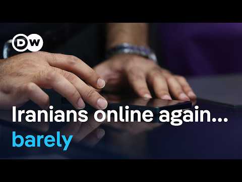 Iran reconnects - but not everyone is free to browse | DW News thumbnail