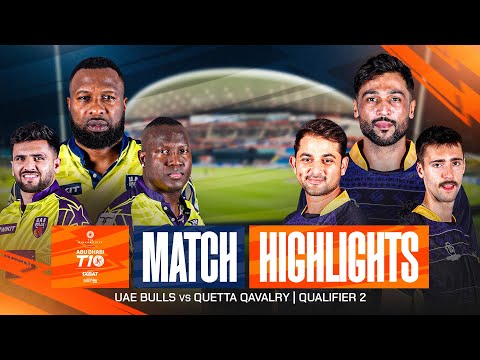 2025 Abu Dhabi T10 I Match 31 Highlights: Qualifier 2 I Quetta Qavalry vs UAE Bulls | Season 9 thumbnail