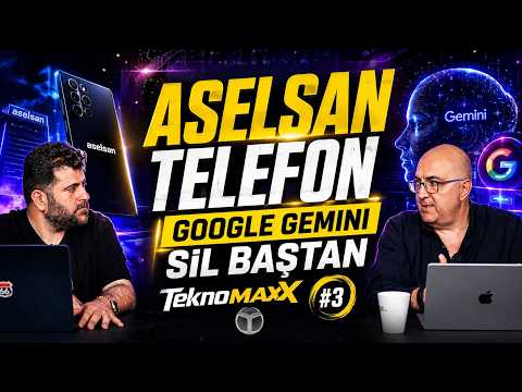 ASELSAN telefon geliyor! Google AI devrimi + Tesla ve PlayStation’da büyük değişim | TeknoMaxx #3 thumbnail