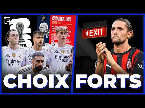 L'HUMILIATION ultime de l'Espagne au Real Madrid, Adrien Rabiot sur le MARCHÉ | JT Foot Mercato thumbnail