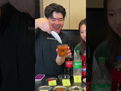awalnya cuma games iseng campur2 minuman… lah kok enak juga 😭😳 #enricovirly #couple #challenge thumbnail