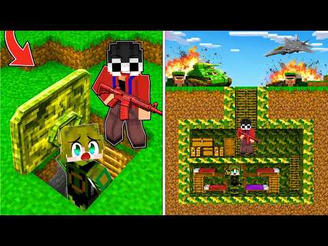 Surviving 100 Days in Military Bunker in Minecraft.. thumbnail