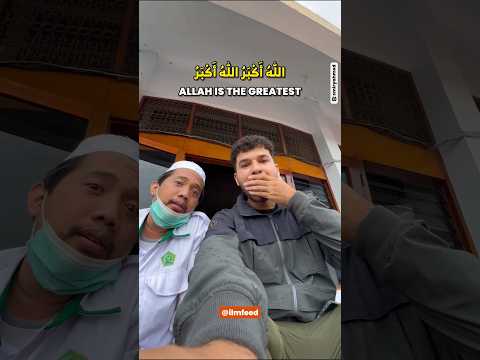 Palestinian SHOCKED by Indonesian Muadhin! thumbnail