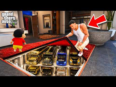 Franklin & Shinchan Found a SECRET Rare Bus Garage in GTA 5 thumbnail