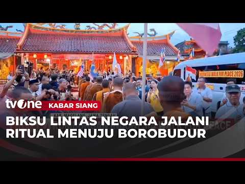 57 Biksu dari Empat Negara Tiba di Magelang | Kabar Siang thumbnail