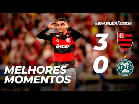 FLAMENGO 3 X 0 CORITIBA | MELHORES MOMENTOS | BRASILEIRÃO (30/05/26) thumbnail