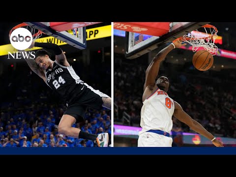 Spurs vs. Knicks Game 1 sparks playoff buzz and superfan excitement thumbnail