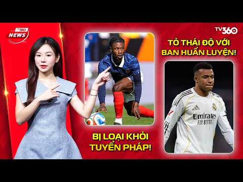 TV360 NEWS | 15/5 | ĐỘI TUYỂN PHÁP CÔNG BỐ DANH SÁCH DỰ WORLD CUP 2026: CAMAVINGA BẤT NGỜ BỊ LOẠI thumbnail