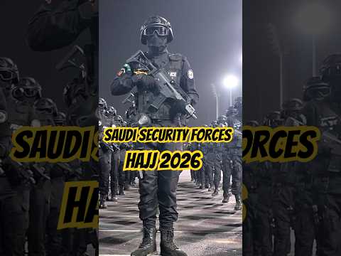 Saudi Security Forces 🇸🇦 standing ready for Hajj 2026 🕋 thumbnail