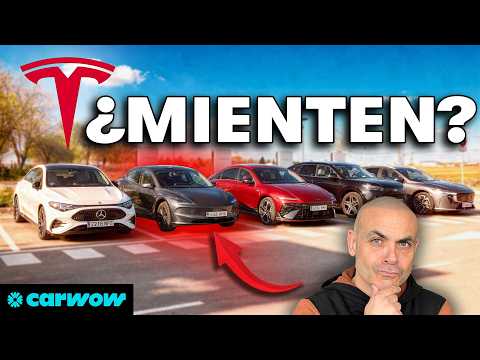¿TESLA O MERCEDES? ¿CUÁL ES LA AUTONOMÍA REAL DE LOS COCHES ELÉCTRICOS MÁS EFICIENTES EN CARRETERA? thumbnail