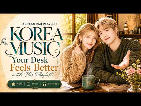 ????????☕ Your Desk Feels Like a Cozy Korean Café｜Korean R&B for Work, Study & Café Vibes thumbnail