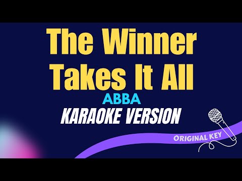 THE WINNER TAKES IT ALL - ABBA (KARAOKE VERSION) #karaoke #karaokeversions #abba thumbnail