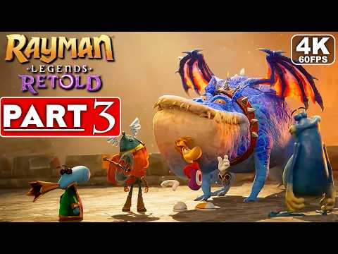 RAYMAN LEGENDS RETOLD Gameplay Walkthrough Part 3 [4K 60FPS] - No Commentary thumbnail