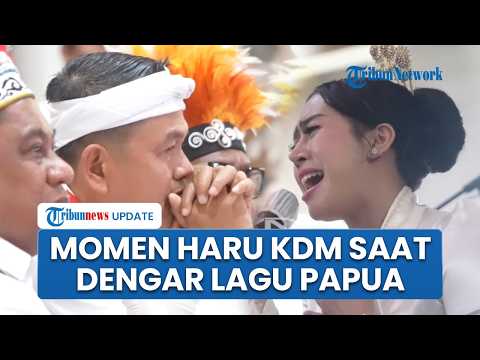 KDM Menahan Tangis saat Lagu Papua Berkumandang di Konferensi APS Jayapura, Sorot Pembangunan Lokal thumbnail